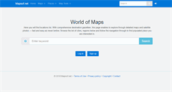 Desktop Screenshot of mapsof.net